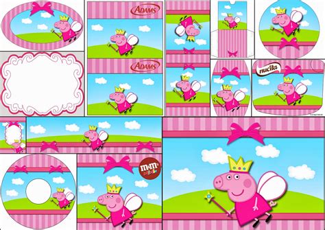 Peppa Pig Fairy Party: Free Printable Candy Bar Labels. | Is it for ...