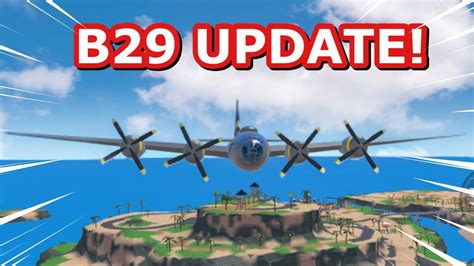 New Epic B29 Bomber Update In Roblox Military Tycoon Youtube