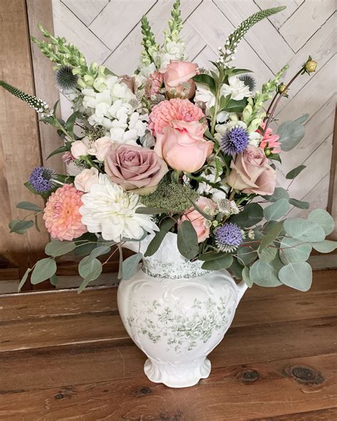 Antique Vase Flower Arrangement 꽃꽂이 디자인 꽃꽂이 디자인