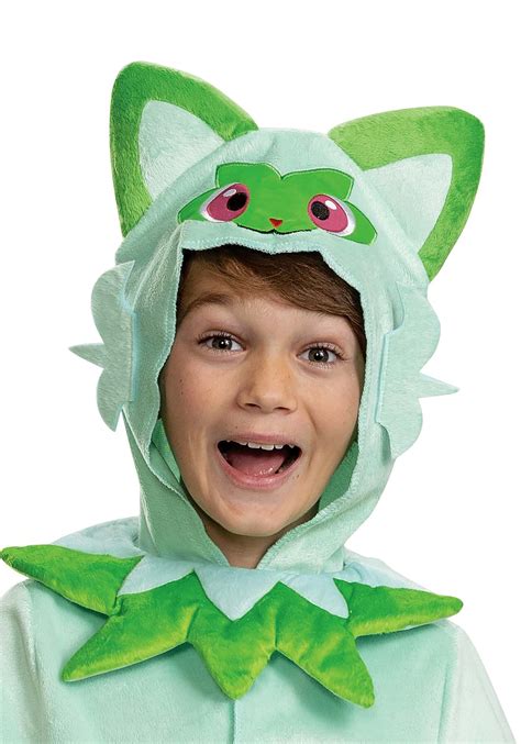 Child Pokémon Sprigatito Costume | Kid's Pokemon Costumes