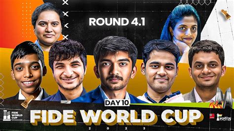 FIDE World Cup 2023 Day 10 Gukesh Vidit Arjun Pragg Nihal