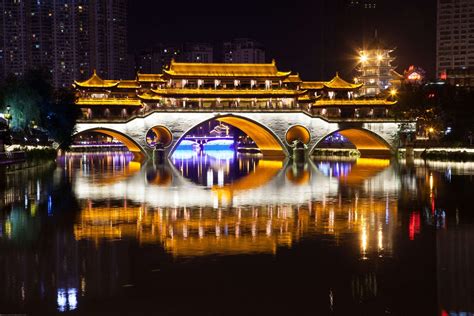 Anshun Bridge,Chengdu, China