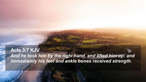 Acts 3 7 KJV Desktop Wallpaper And He Took Him By The Right Hand And