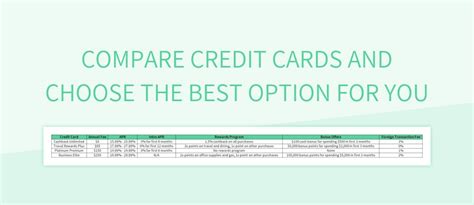 Free Best Credit Cards Templates For Google Sheets And Microsoft Excel