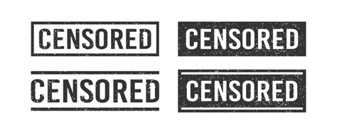 Censored Censorship Vector Graphic Vector Censorship Vector Graphic Png And Vector With