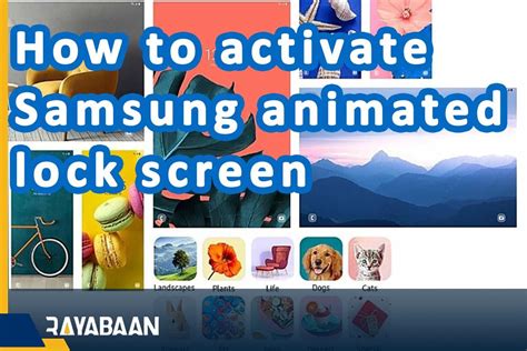 How To Activate Samsung Animated Lock Screen 2023 - Rayabaan