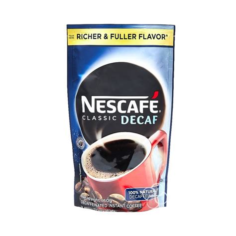 Nescafe Classic Decaf Instant Coffee 160g Lazada PH