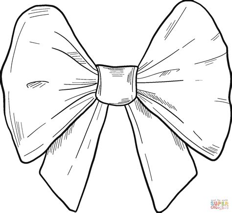 Bow Coloring Page Free Printable Coloring Page Coloring Home