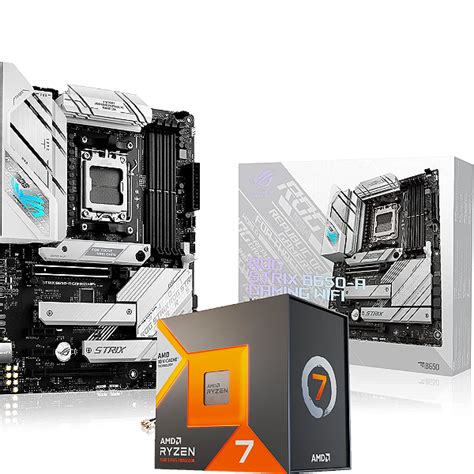 Kit Upgrade AMD Ryzen 7 7800X3D Placa Mãe ASUS ROG STRIX B650 A