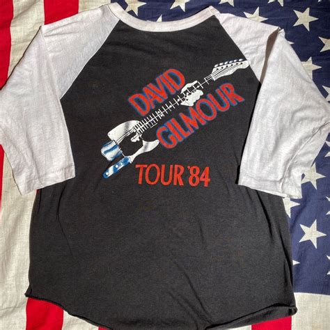 1984 Vintage Dave Gilmour Tour Shirt Gem