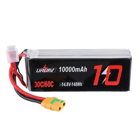 URUAV 14 8V 10000mAh 30 60C 4S Lipo Battery XT60 Plug For FPV RC