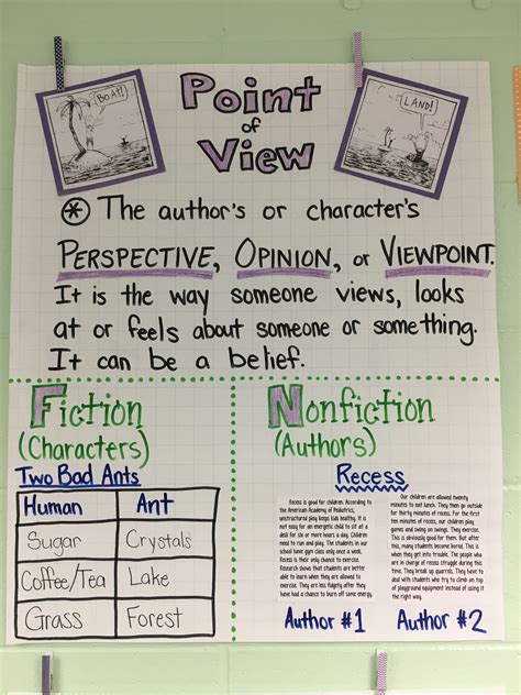 Rigorous Author S Point Of View Anchor Chart Anchor Charts First