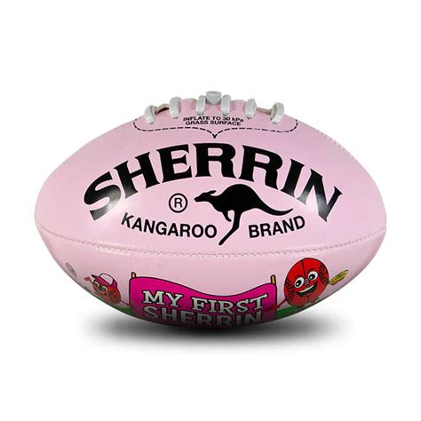 Sherrin Afl Super Soft Mini Ball Pink Rebel Sport