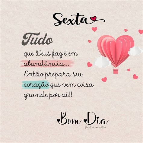 Motivacoes Positiva On Instagram Bom Diaaa Sextouuu Que Deus