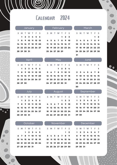 Download Calendar, 2024, Newyear. Royalty-Free Stock Illustration Image ...