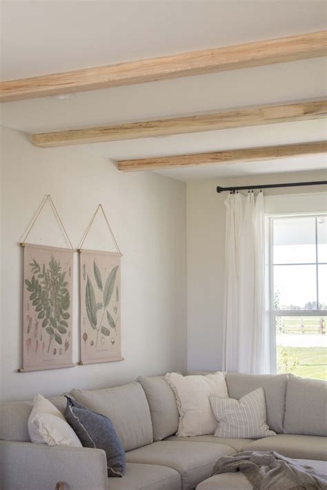 Adding Rustic Faux Beams - Enhance Your Living Room