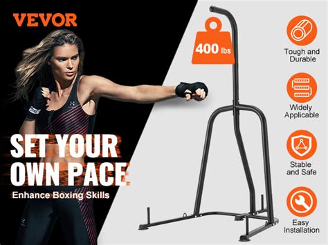 Vevor Punching Bag Stand Steel Heavy Duty Workout Equipment Boxing