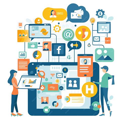 Premium Photo | Modern social media developing and the future trend of