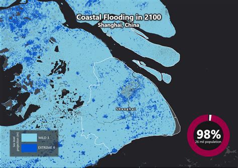 Sea Level Rise By Shanghai Earth Org Past Present Future