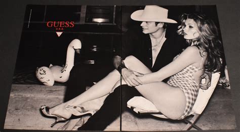 Print Ad Sexy Heels Long Legs Lady Feminine Blonde Guess Swimwear Smooth TL EBay