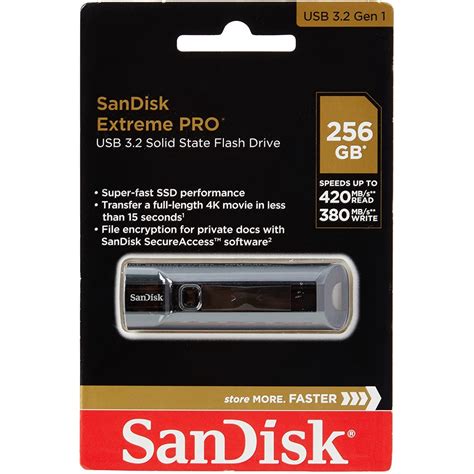 Sandisk Extreme Pro Usb 32 Solid State Flash Drive Cz880 128gb256gb512gb1tb Shopee