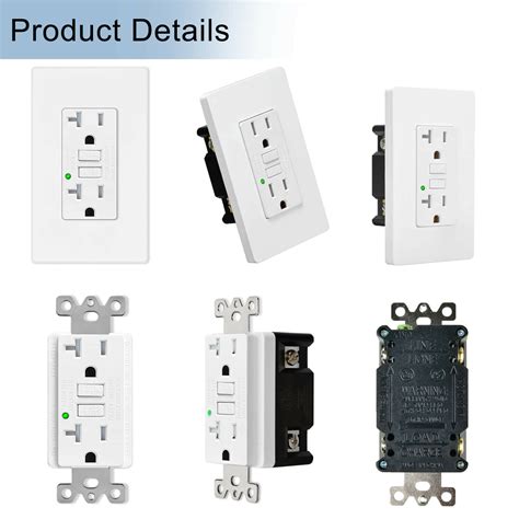 V Gfci Outlets Ground Fault Circuit Interrupter Etl Certified