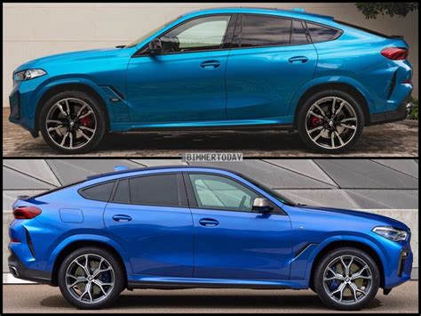 Bild Vergleich Bmw X6 Facelift 2023 Trifft G06 Pre Facelift