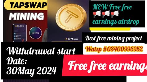 Tap Swap Free Earnings Airdrop Confirm And Real Earnings