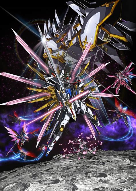 Mighty Strike Freedom Gundam Destiny Gundam Spec Ii Infinite Justice Gundam Type Ii Black