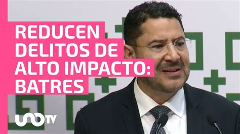 Batres destaca reducción de delitos de alto impacto en CDMX YouTube