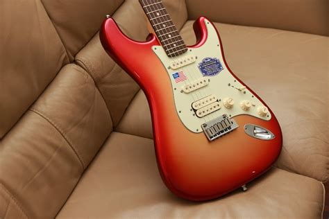 Fender American Deluxe Stratocaster Hss Sunset Metallic