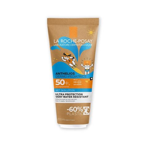 Anthelios Dermo Pediatrics Leche Gel Wet Skin Spf50 Protector Solar