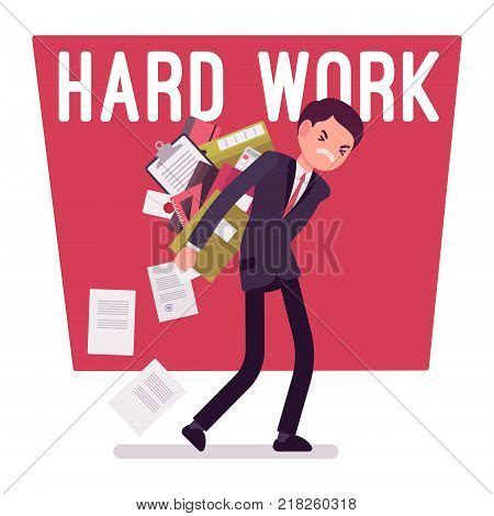 Hardworking Person Cartoon