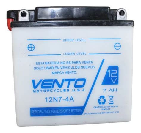 Bateria Moto 12n7 4 Vento Tornado 250 Original Envío gratis