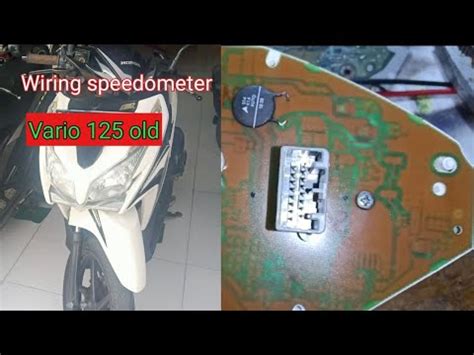 Wiring Speedometer Vario 125 Old Posisi Pin Plus Dan Negatif Pada