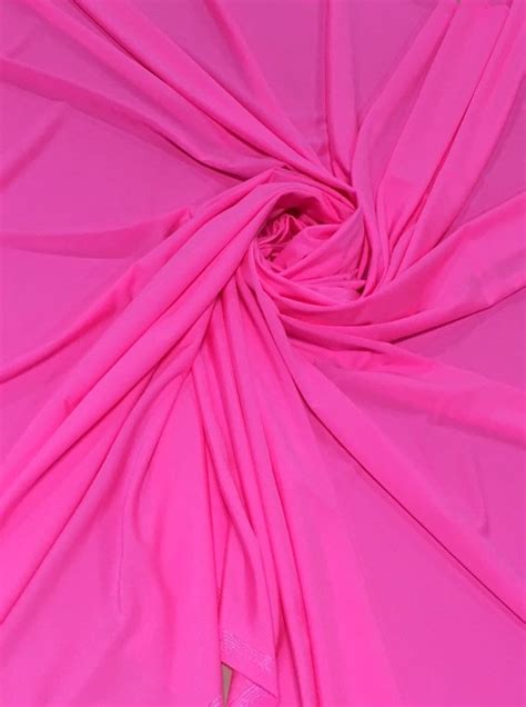 Neon Pink Spandex Fabric Pink Spandex Super Spandex Spandex Etsy