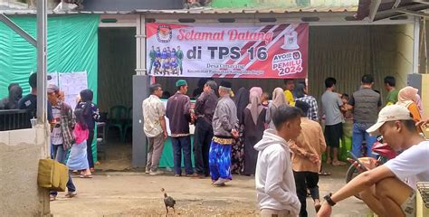 Pemilu Di Pelosok Bogor Tampak Kaum Muda Milenial Antusias Datangi Tps