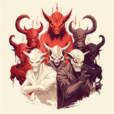 Premium Vector Horde Of Demons