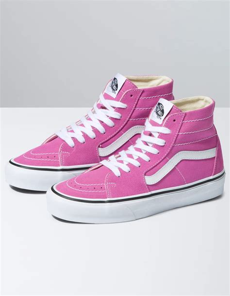 Vans Sk8 Hi Tapered Womens Shoes Hot Pink Tillys