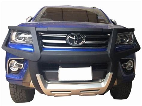 Bullbar Poliuretan Cu Protectie Faruri Toyota Hilux Vigo 2011 2012