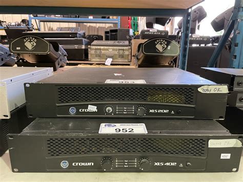 CROWN XLS 202 PROFESSIONAL RACK MOUNT POWER AMPLIFIER