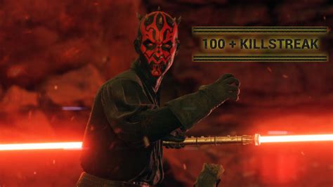 Star Wars Battlefront Insane Killstreak With Darth Maul