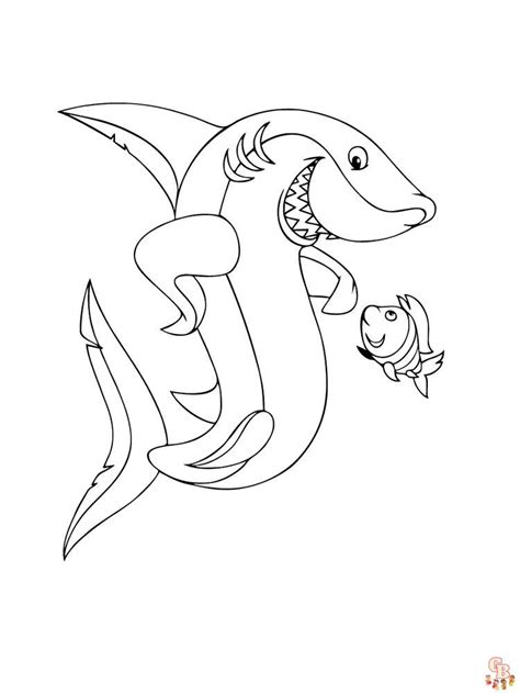 Keep Your Kids Busy With Sharks Coloring Pages Gbcoloring