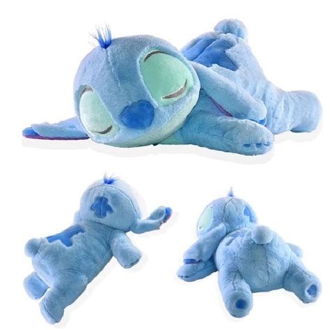 Disney Lilo And Stitch Cuddleez Large Stuffed Plush Sleeping Disney