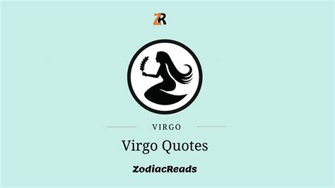 Virgo Personality Quotes Zodiacreads