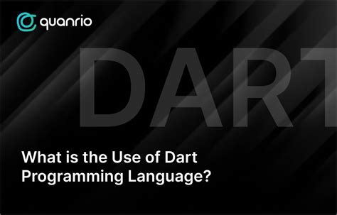 What Is Dart Programming Languages QuanrioQuanrio