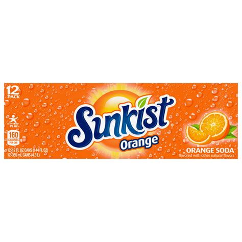 Save On Sunkist Orange Soda 12 Pk Order Online Delivery Giant