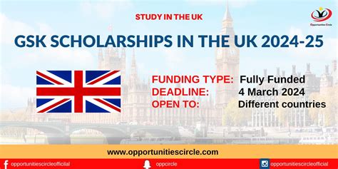 Gsk Scholarships In The Uk 2024 25 Fully Funded Opportunities Circle