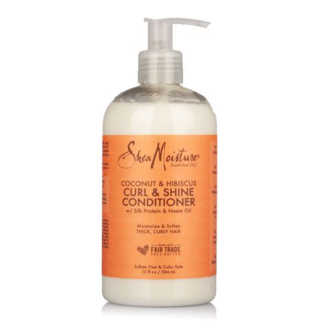 Shea Moisture Coconut And Hibiscus Curl And Shine Conditioner 13oz 384ml Urembo Haar Und