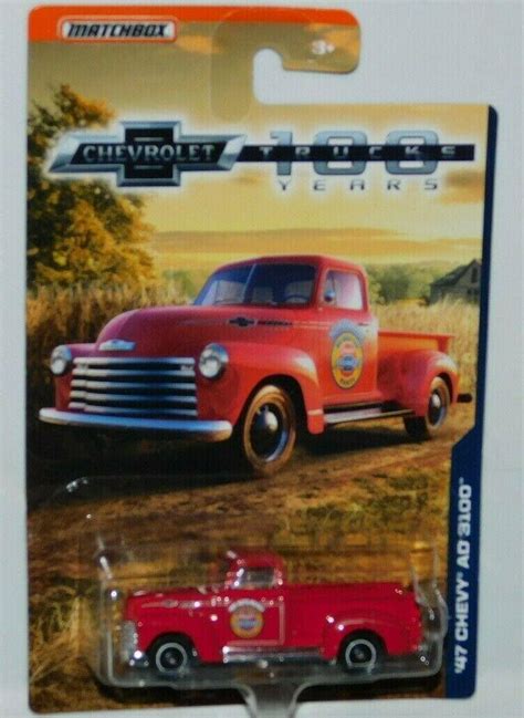 Matchbox 100 Years Of Chevy Trucks 47 Chevy Ad 3100 3916949849